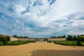 Panorama of the Grand Trianon palace Royalty Free Stock Photo