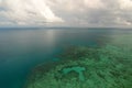 Panorama of the Great Barrier Reef. Port Douglas. Queensland. Australia Royalty Free Stock Photo