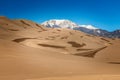 Panorama of the Great Sand Dunes National Park, Colorado Royalty Free Stock Photo