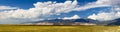 Panorama of Great Sand Dunes NP Royalty Free Stock Photo