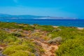 Panorama of Greek town Sitia Royalty Free Stock Photo