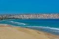 Panorama of Greek town Sitia Royalty Free Stock Photo