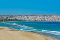 Panorama of Greek town Sitia Royalty Free Stock Photo