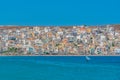 Panorama of Greek town Sitia Royalty Free Stock Photo