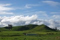 Greeen hill of the forgotten world highway, New Zealand Royalty Free Stock Photo