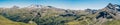 Panorama of Grossglockner High Alpine Road, Austria Royalty Free Stock Photo