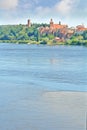 Panorama of Grudzi?dz of the Vistula River