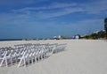 Panorama at the Gulf of Mexico in St Pete Beach, Florida Royalty Free Stock Photo