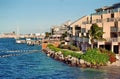 Panorama at the Gulf of Mexico in the Town Key West on the Florida Keys Royalty Free Stock Photo