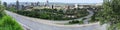 Panorama of the Hamilton, Ontario Canada skyline Royalty Free Stock Photo