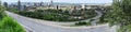 Panorama of the Hamilton, Ontario Canada skyline Royalty Free Stock Photo