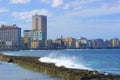 Panorama of Havana and Malecon, Cuba