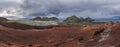 Panorama of Heimaey, Iceland