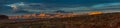 Panorama Henry Mountains, South Central Utah, United States Royalty Free Stock Photo