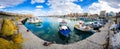 View of Heraklion harbour from the old venetian fort Koule, Crete, Greece Royalty Free Stock Photo