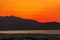 Panorama of Heraklion port Royalty Free Stock Photo