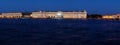 Panorama of Hermitage at Evening, Saint Petersburg