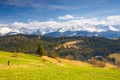 Panorama of the High Tatra Mountains Royalty Free Stock Photo