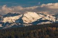 Panorama of the High Tatra Mountains Royalty Free Stock Photo