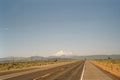 Panorama Highway Landscape at Mount Shasta, California Royalty Free Stock Photo