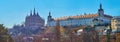 Panorama with St Barbara Cathedral and Central Bohemian Gallery, Kutna Hora, Czech Republic Royalty Free Stock Photo