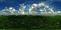 Panorama of the hilly landscape HDRI, environment map