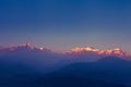 Panorama of Himalaya mountains