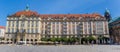 Panorama of historic buildings at the Altmarkt square in Dresden