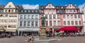 Panorama of the historic Jesuiten market square in Koblenz