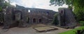 Panorama of Historic Kaiserswerth Castle Ruin, Lower Rhine, Duesseldorf, Germany Royalty Free Stock Photo