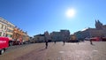 Panorama of Karlovo Square, Kolin, Czech Republic