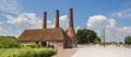 Panorama of the historic lime kiln in Enkhuizen