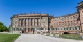 Panorama of the historic Wilhelmshohe castle in Kassel Royalty Free Stock Photo