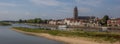 Panorama of the historical center of Deventer Royalty Free Stock Photo