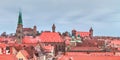 Panorama of the historical City of Nuremberg in Bavaria