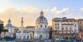 Panorama of the historical part of Rome
