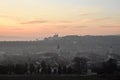 Panorama of historical town in slovakia