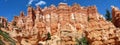 Panorama of hoodoos, Bryce Canyon Royalty Free Stock Photo