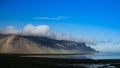 Panorama of Hornafjordur and Stokksnes Eastern Iceland Royalty Free Stock Photo