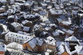 Panorama of the Hotels, Les Deux Alpes, France, French Royalty Free Stock Photo