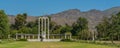 Panorama of Huguenot Memorial, Franschhoek, South Africa Royalty Free Stock Photo