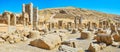 Panorama of Hundred Columns Hall in Persepolis, Iran Royalty Free Stock Photo