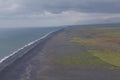 Panorama of the Icelandic coast