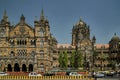 A panorama image of the Chhatrapati Shivaji Terminus CST