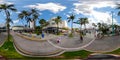 360 panorama image Miami Beach Lincoln Road