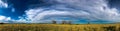 Fall Panorama of Fields and Trees in Eastern Colorado Royalty Free Stock Photo