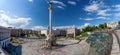 Panorama of Independence Square in the center of Kiev