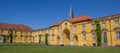 Panorama of the inner courtyard of Castle Osnabruck