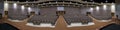 Panorama of Interior of Church Royalty Free Stock Photo