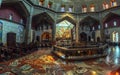 Panorama - Interior of Church of the Annunciation, Nazareth